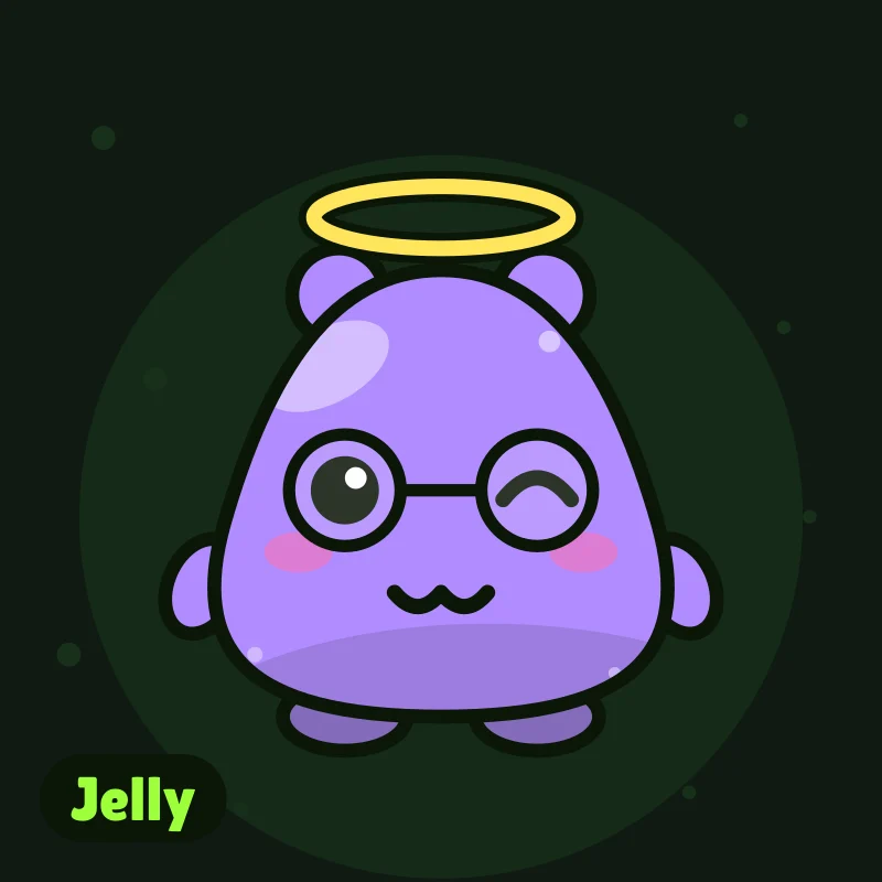 Jelly, a sample Gubbi made in the Creator
